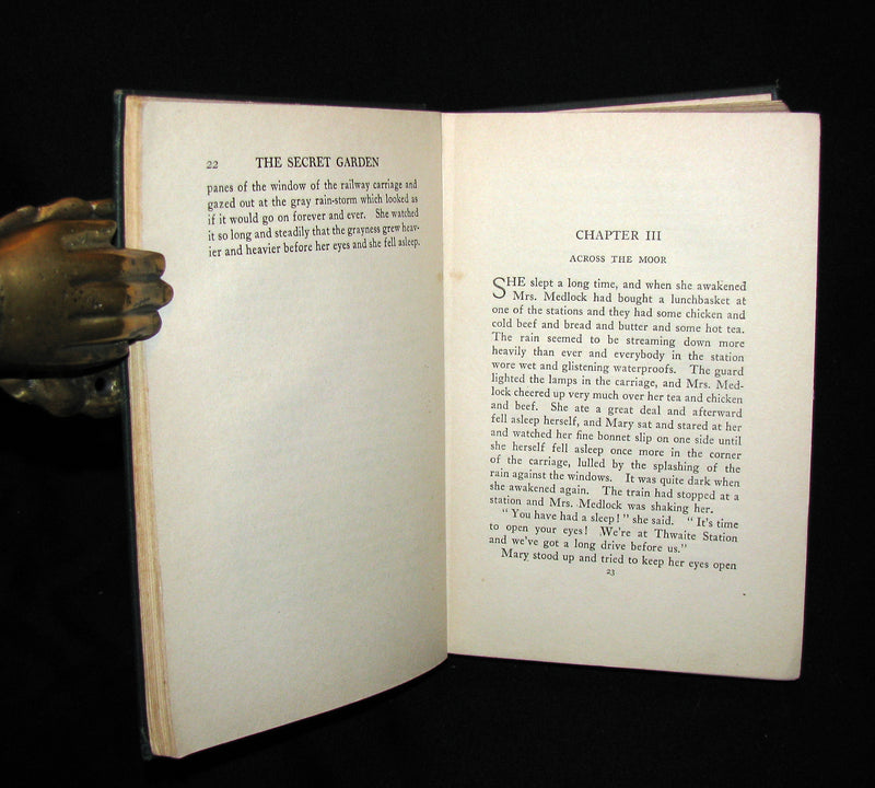 1911 Rare Book - The Secret Garden by Frances Hodgson Burnett. Second Edition.