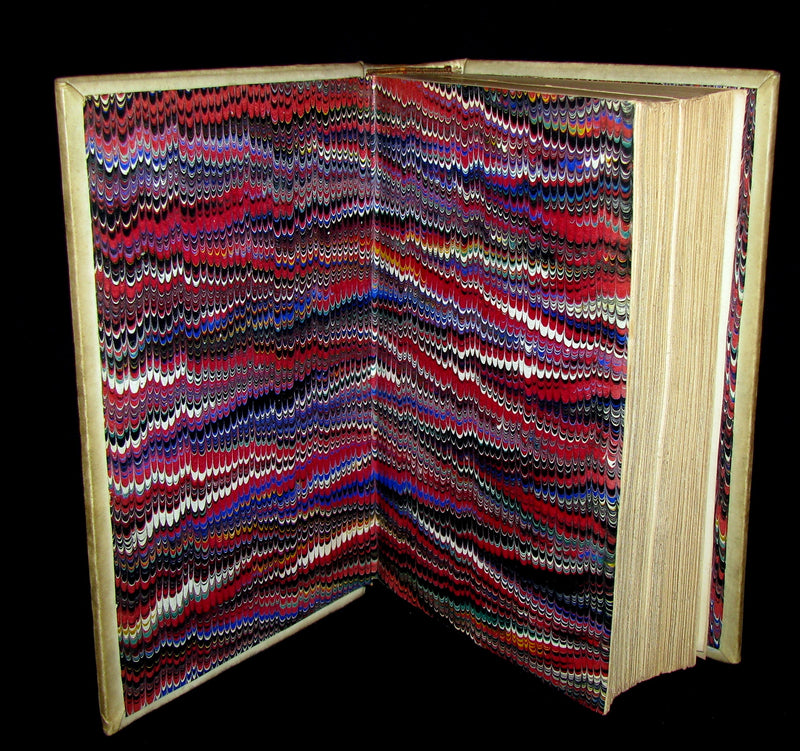 1881 Rare Italian Vellum Book - La Divina Commedia di DANTE ALIGHIERI - Divine Comedy.