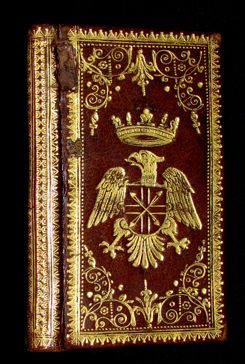 1628 Scarce Andreoli / ROSPIGLIOSI BINDERY WORK - Vita del b. Luigi Gonzaga.