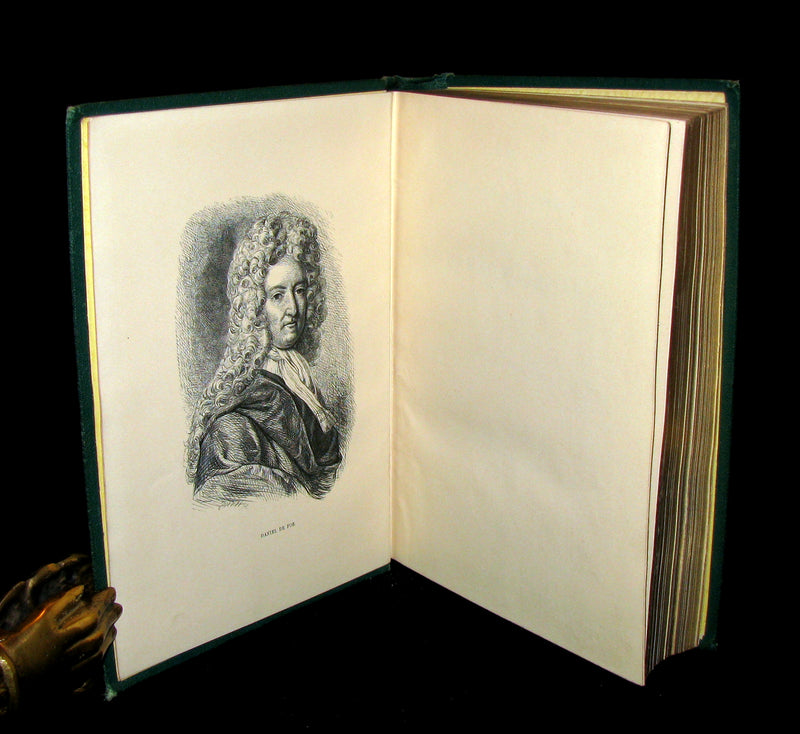 1864 Rare Book - Beautiful Binding - THE LIFE & ADVENTURES OF ROBINSON CRUSOE.