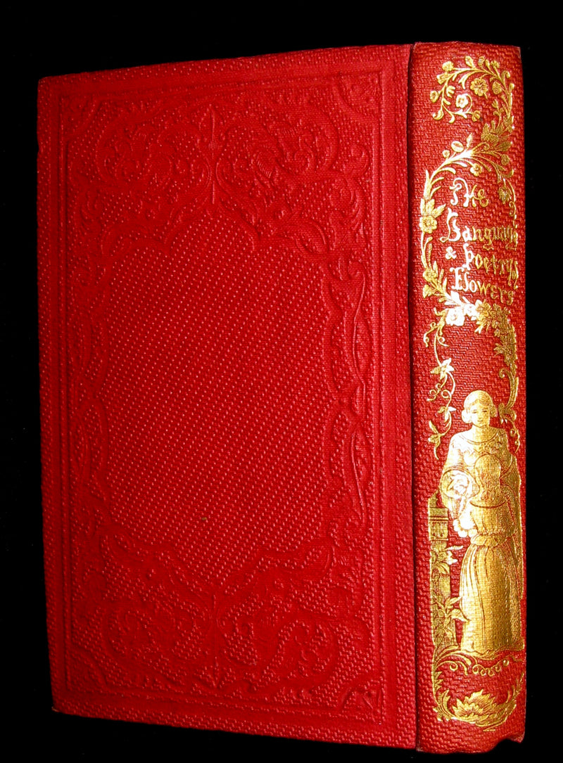 1853 Rare Floriography Book ~ The Language and Poetry of Flowers
