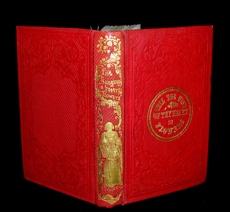 1853 Rare Floriography Book ~ The Language and Poetry of Flowers