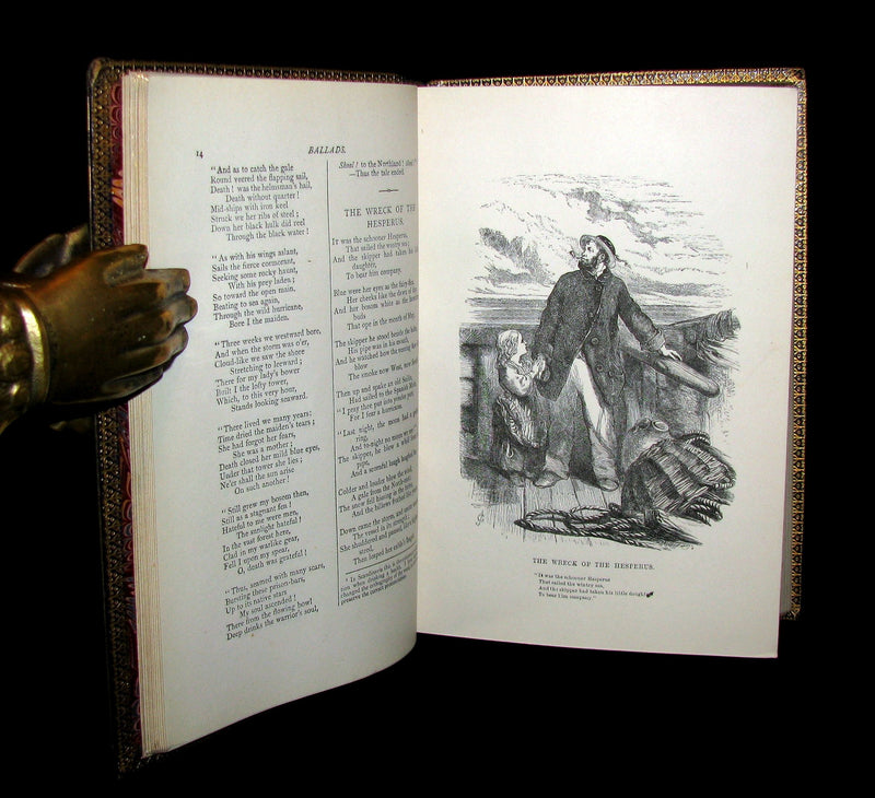 1883 Rare Book -  The Poetical Works of Henry Wadsworth Longfellow. Complete Edition.