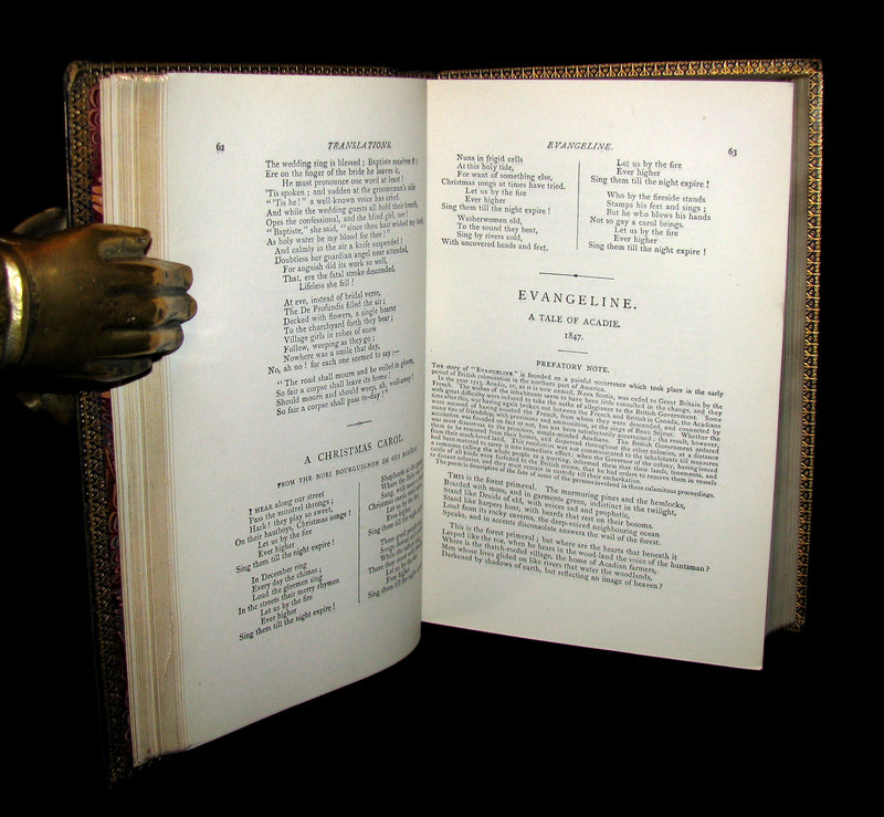 1883 Rare Book -  The Poetical Works of Henry Wadsworth Longfellow. Complete Edition.