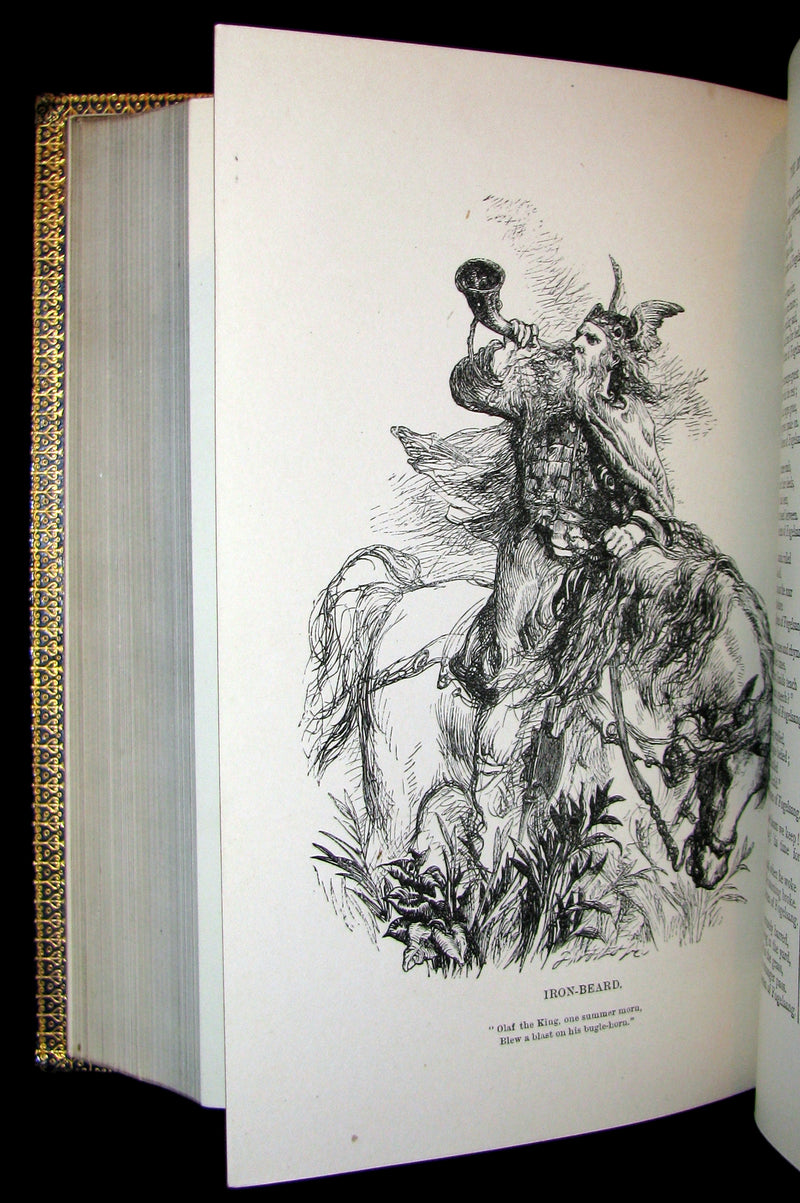 1883 Rare Book -  The Poetical Works of Henry Wadsworth Longfellow. Complete Edition.