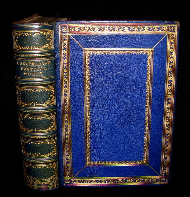1883 Rare Book -  The Poetical Works of Henry Wadsworth Longfellow. Complete Edition.
