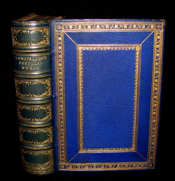 1883 Rare Book -  The Poetical Works of Henry Wadsworth Longfellow. Complete Edition.