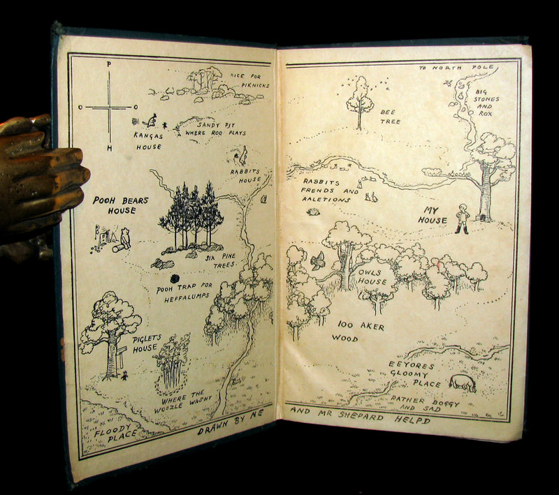 1926 First UK Edition - A. A. Milne & Ernest H. Shepard -  WINNIE-THE-POOH
