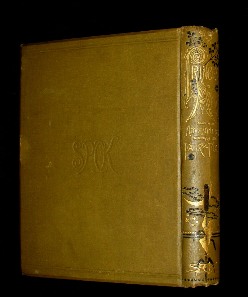 1880 Scarce Victorian Book - Princess Myra And Her Adventures Amongst The Fairy Folk