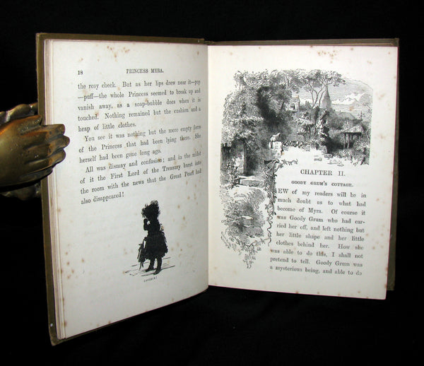 1880 Scarce Victorian Book - Princess Myra And Her Adventures Amongst The Fairy Folk