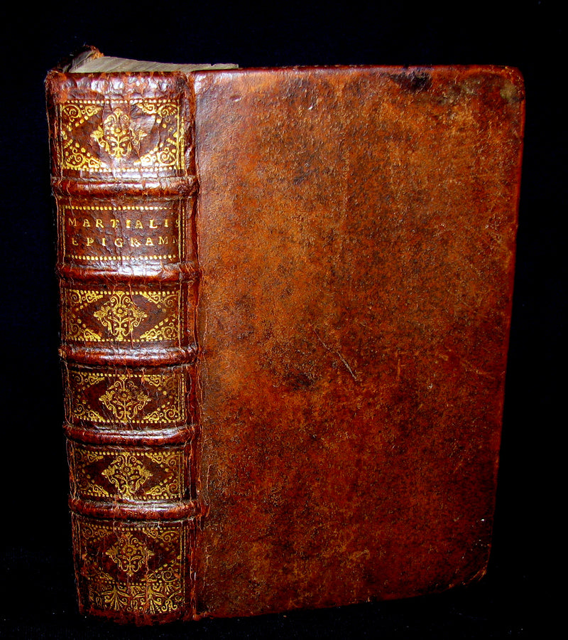 1693 Rare Book - MARTIAL's Epigrams - M. Val Martialis Epigrammata Demptis Obscenis