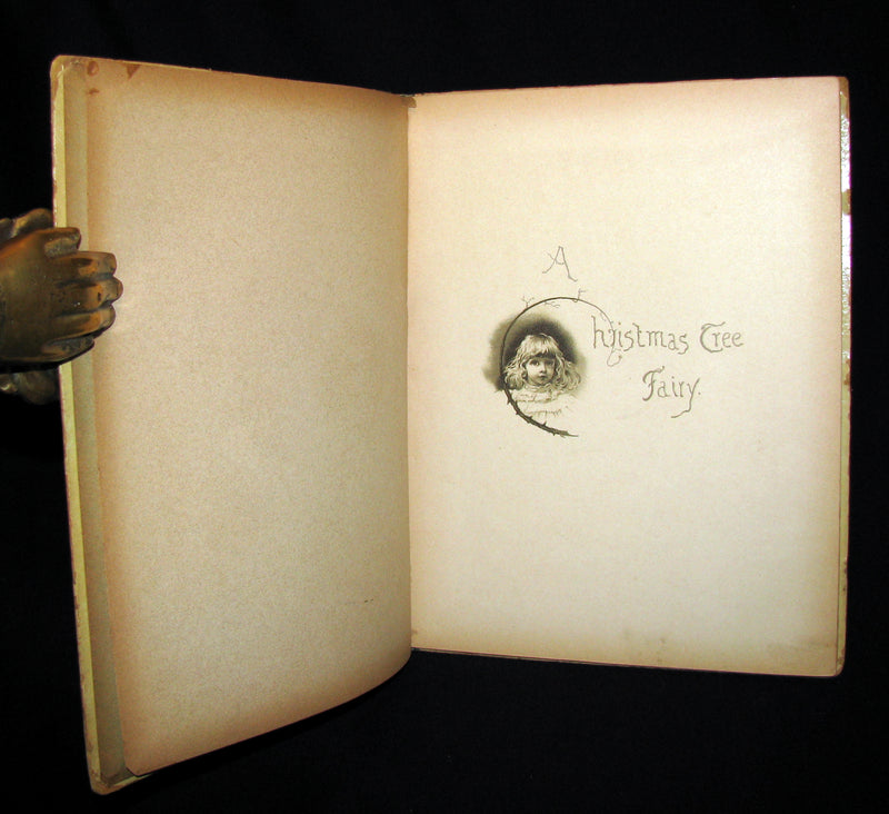1880's Scarce Victorian Book ~ The Christmas Tree Fairy illustrated by Lizzie Lawson Mack