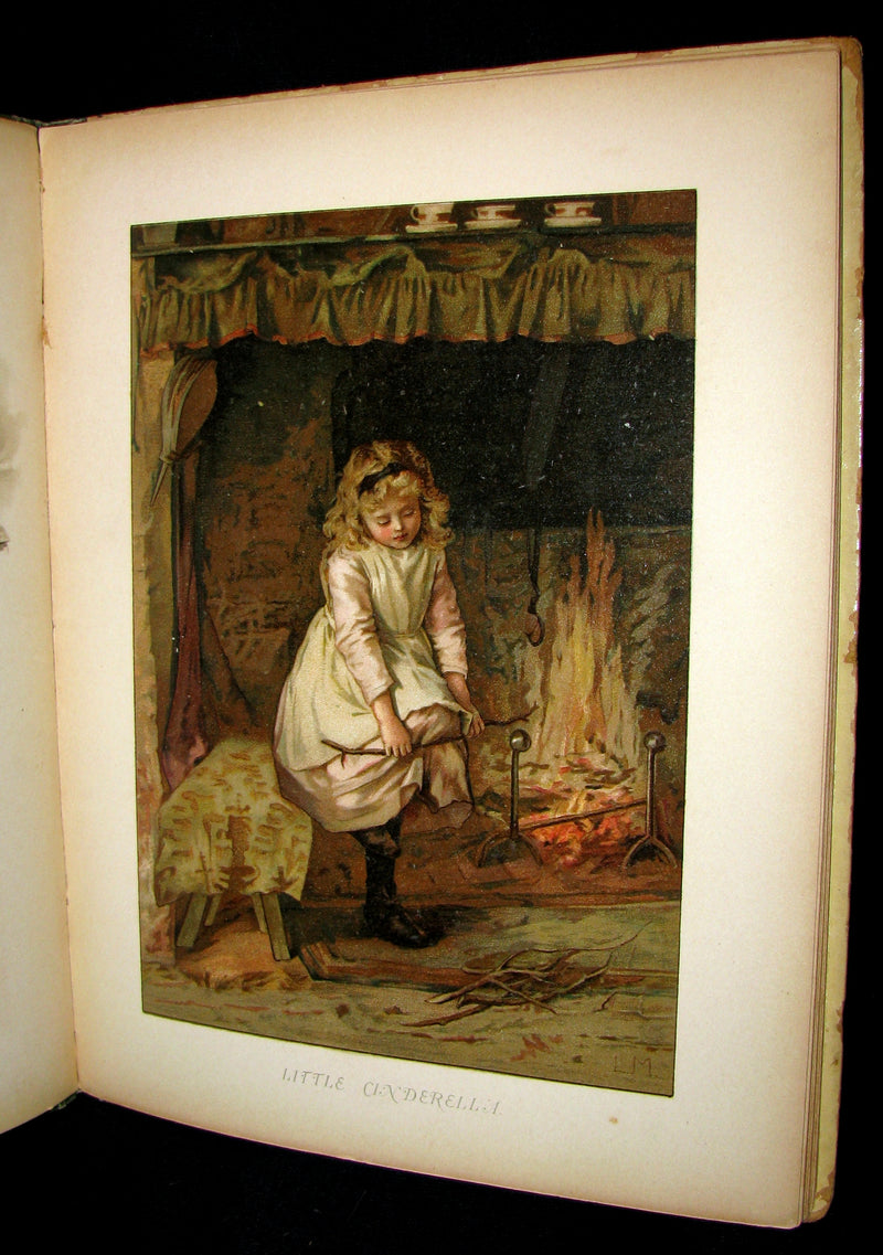 1880's Scarce Victorian Book ~ The Christmas Tree Fairy illustrated by Lizzie Lawson Mack