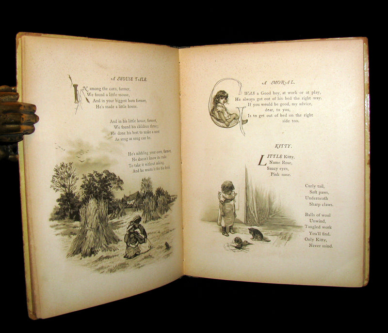 1880's Scarce Victorian Book ~ The Christmas Tree Fairy illustrated by Lizzie Lawson Mack