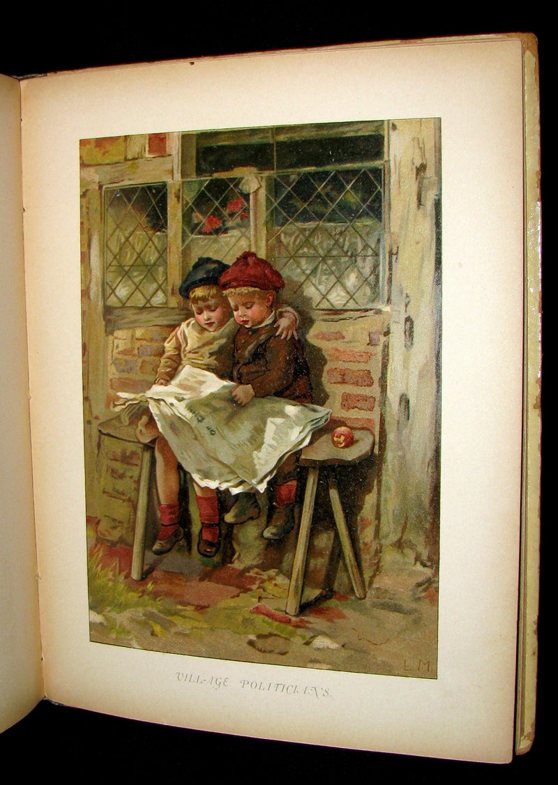 1880's Scarce Victorian Book ~ The Christmas Tree Fairy illustrated by Lizzie Lawson Mack