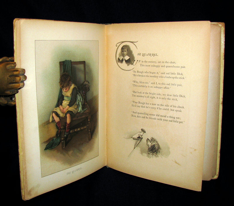 1880's Scarce Victorian Book ~ The Christmas Tree Fairy illustrated by Lizzie Lawson Mack