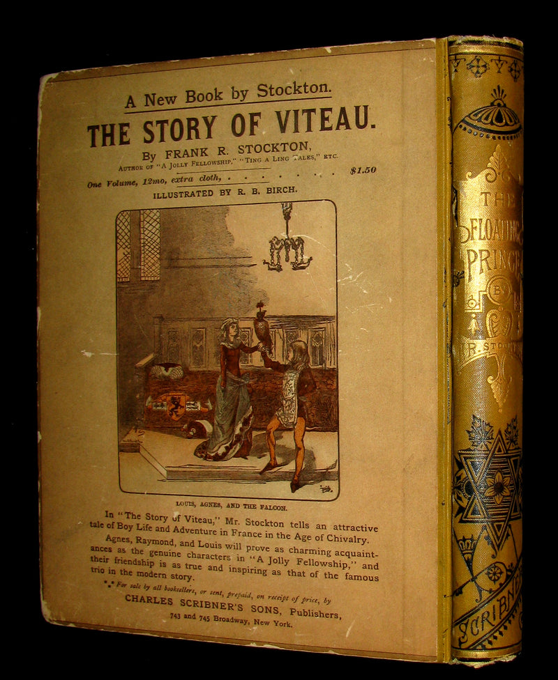 1884 Scarce Book - The Floating Prince and Other Fairy Tales by Frank R. Stockton