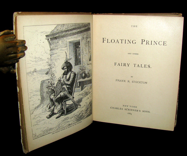 1884 Scarce Book - The Floating Prince and Other Fairy Tales by Frank R. Stockton