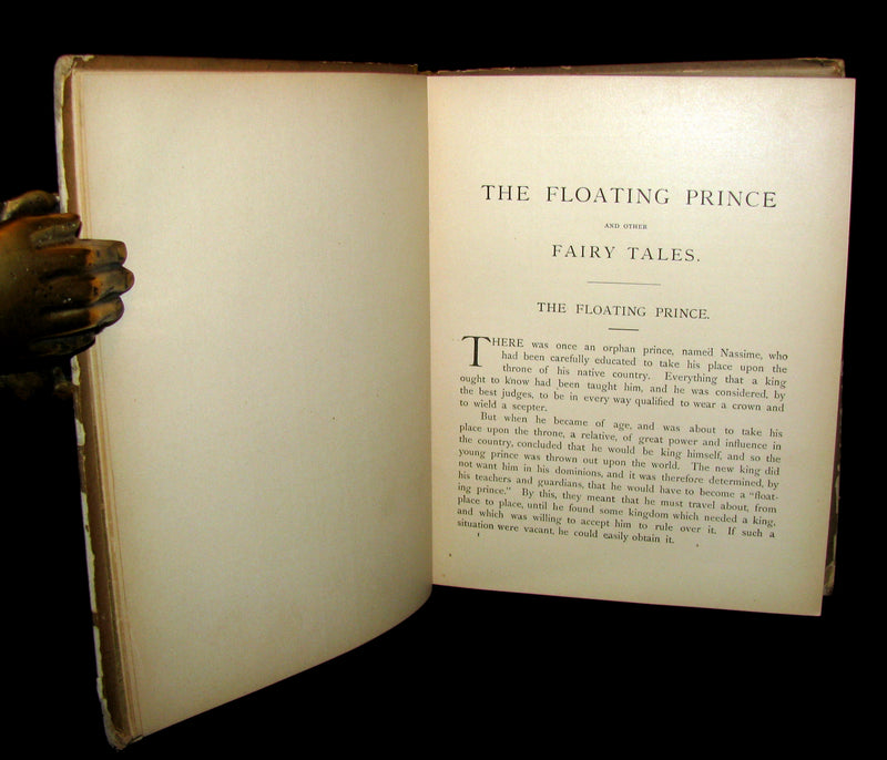 1884 Scarce Book - The Floating Prince and Other Fairy Tales by Frank R. Stockton