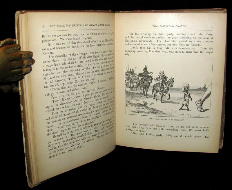 1884 Scarce Book - The Floating Prince and Other Fairy Tales by Frank R. Stockton