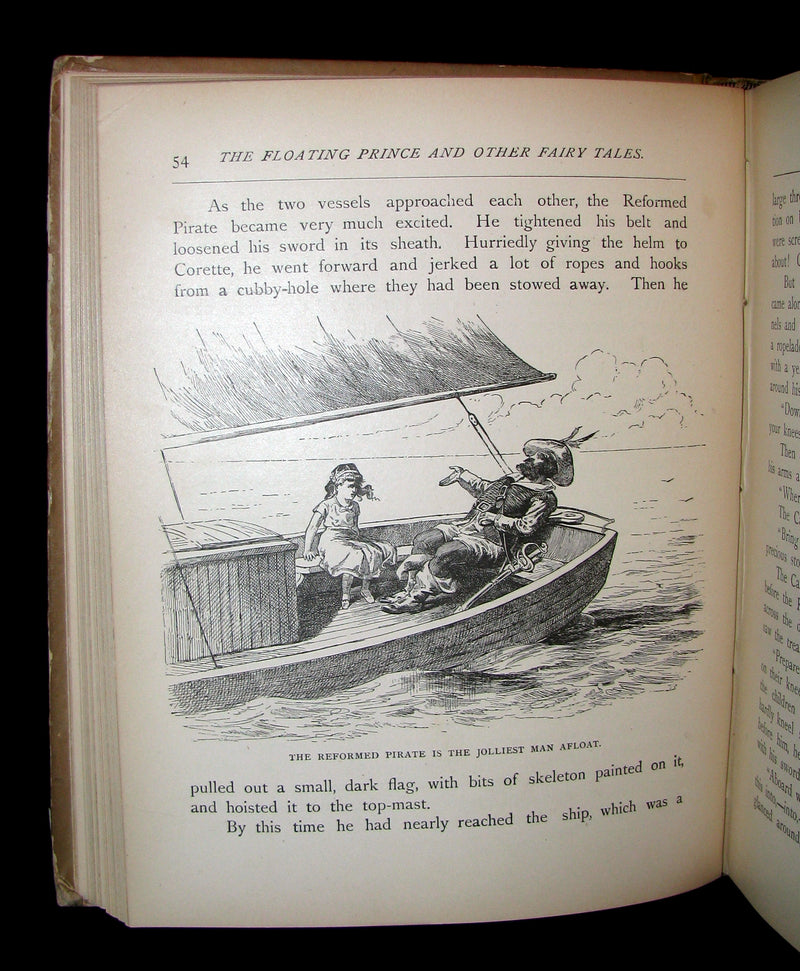 1884 Scarce Book - The Floating Prince and Other Fairy Tales by Frank R. Stockton