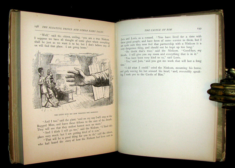 1884 Scarce Book - The Floating Prince and Other Fairy Tales by Frank R. Stockton