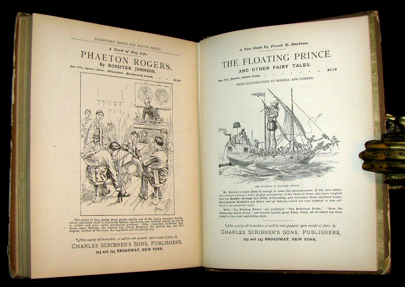 1884 Scarce Book - The Floating Prince and Other Fairy Tales by Frank R. Stockton
