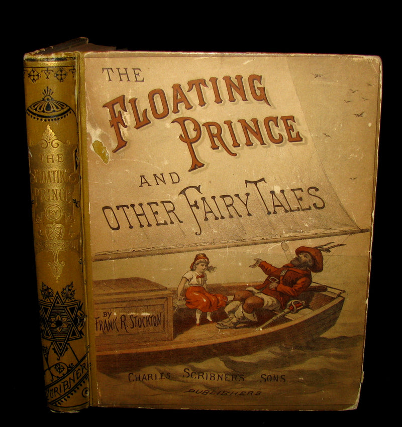 1884 Scarce Book - The Floating Prince and Other Fairy Tales by Frank R. Stockton