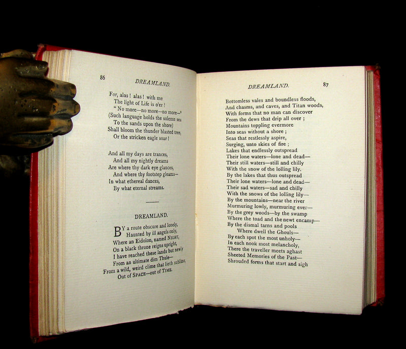 1885 Rare Book - The Poetical Works Of EDGAR ALLAN POE.