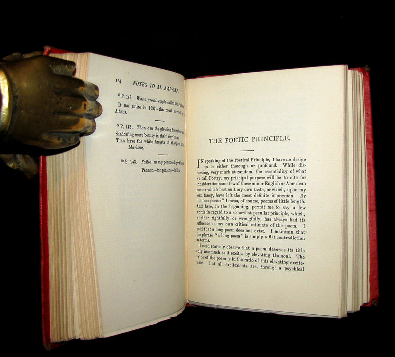 1885 Rare Book - The Poetical Works Of EDGAR ALLAN POE.