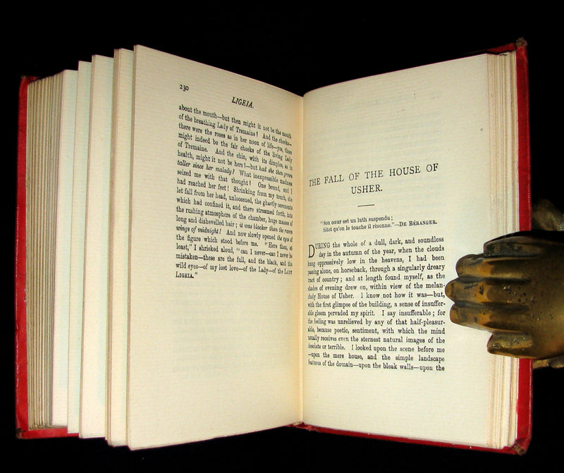 1885 Rare Book - The Poetical Works Of EDGAR ALLAN POE.