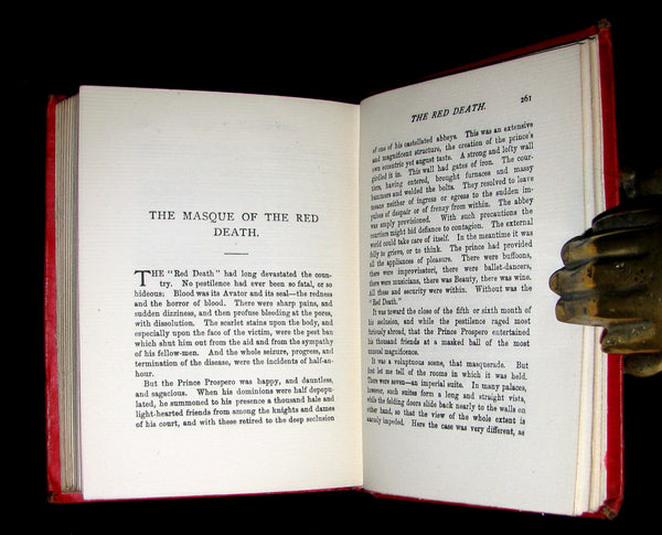 1885 Rare Book - The Poetical Works Of EDGAR ALLAN POE.