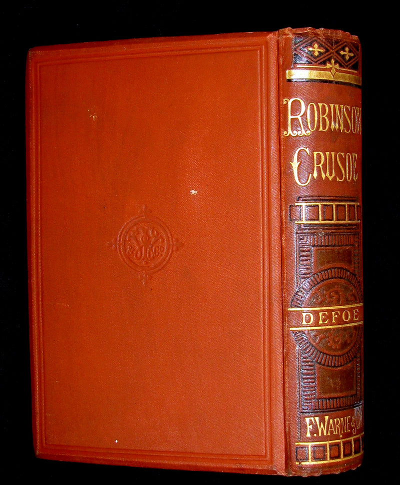 1895 Rare Book - THE LIFE & ADVENTURES OF ROBINSON CRUSOE.