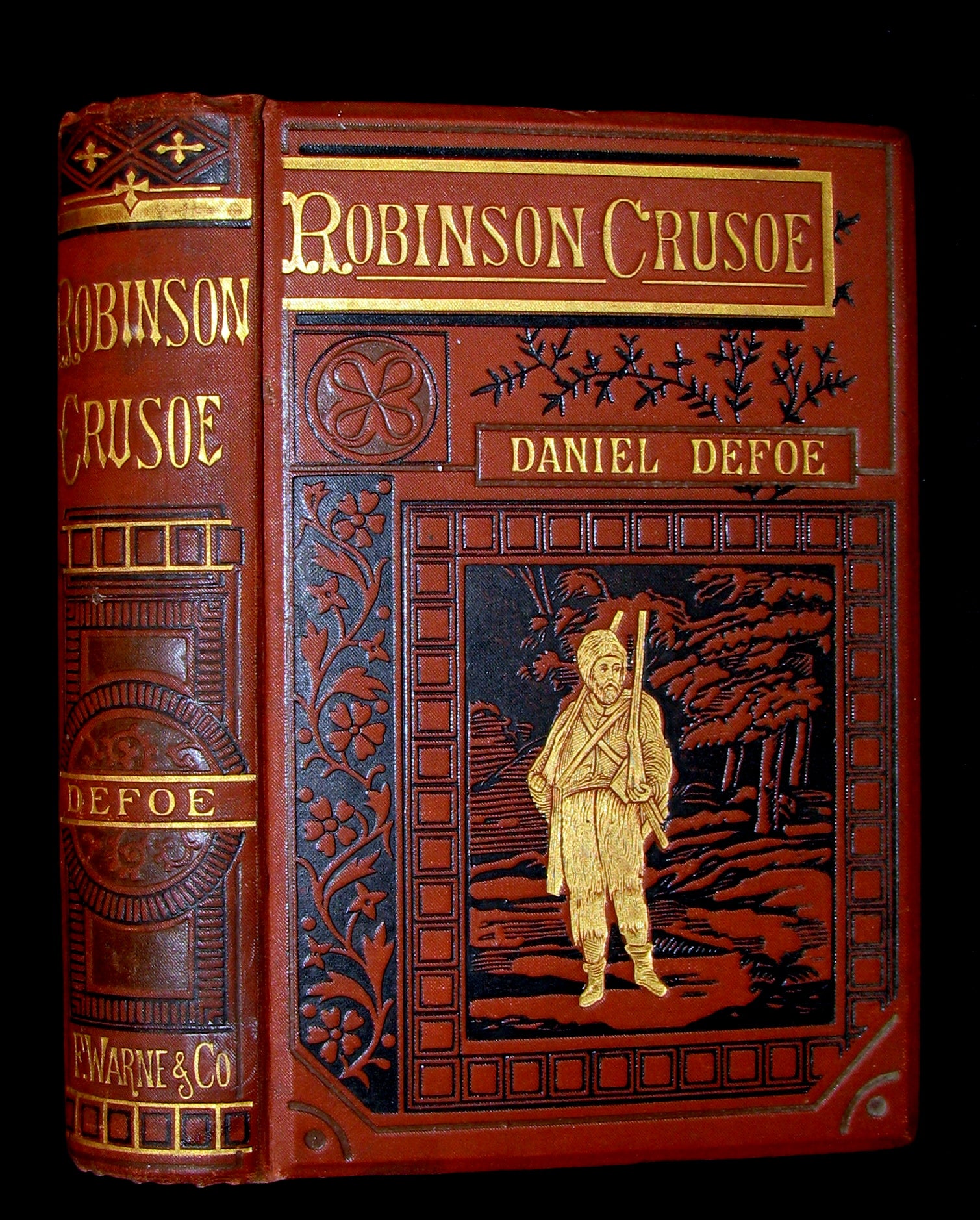 1895 Rare Book - THE LIFE & ADVENTURES OF ROBINSON CRUSOE.