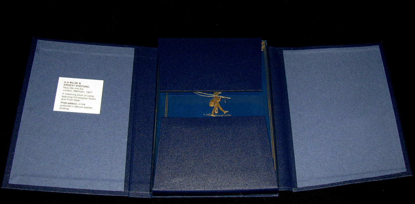 1927 First UK DELUXE Edition - A. A. Milne & Ernest H. Shepard - NOW WE ARE SIX