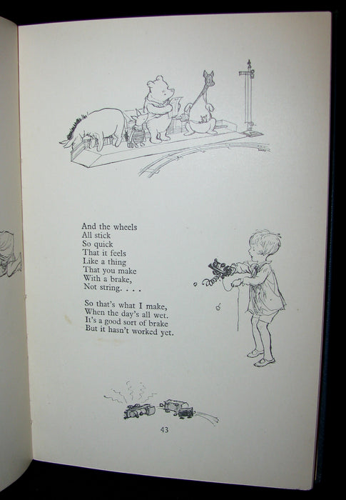 1927 First UK DELUXE Edition - A. A. Milne & Ernest H. Shepard - NOW WE ARE SIX