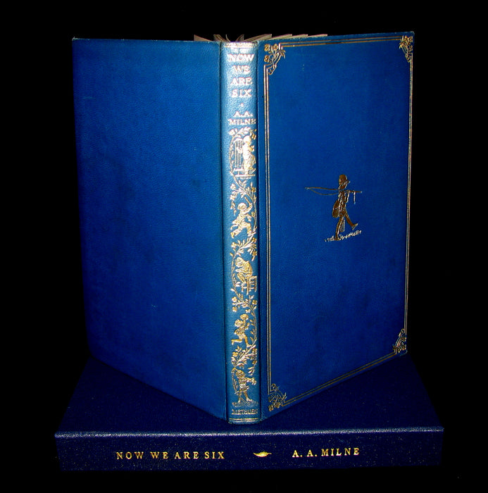 1927 First UK DELUXE Edition - A. A. Milne & Ernest H. Shepard - NOW WE ARE SIX