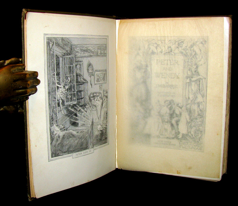 1911 Rare Book  - Peter Pan 1st Edition - Peter and Wendy by James Matthew Barrie