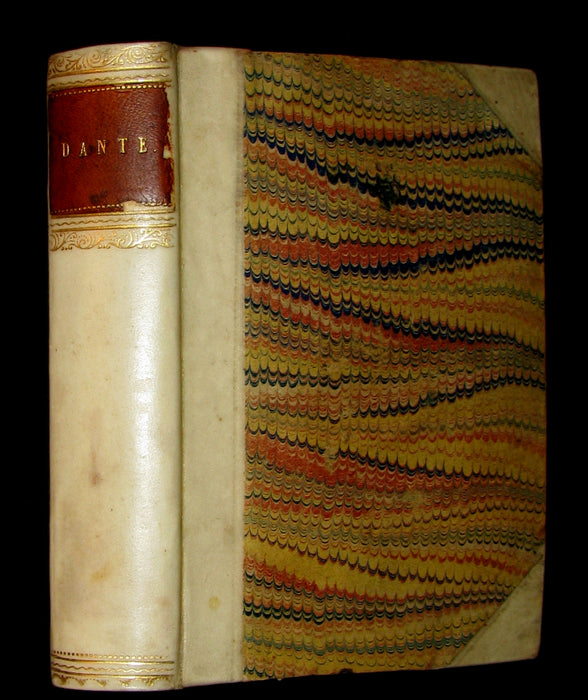 1830 Rare Italian Book - La Divina Commedia di DANTE ALIGHIERI - Divine Comedy