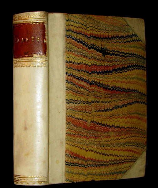1830 Rare Italian Book - La Divina Commedia di DANTE ALIGHIERI - Divine Comedy