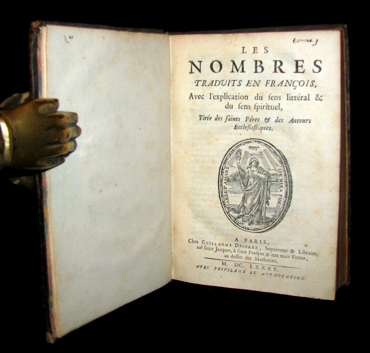 1685 Rare Latin French Bible - The Book of Numbers - Les NOMBRES by Le Maistre de Sacy