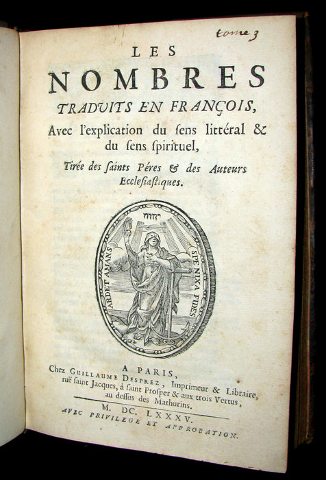 1685 Rare Latin French Bible - The Book of Numbers - Les NOMBRES by Le Maistre de Sacy