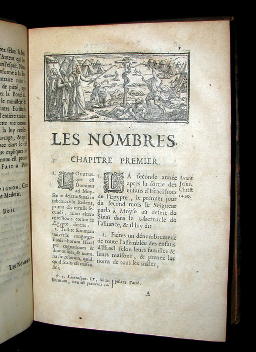 1685 Rare Latin French Bible - The Book of Numbers - Les NOMBRES by Le Maistre de Sacy