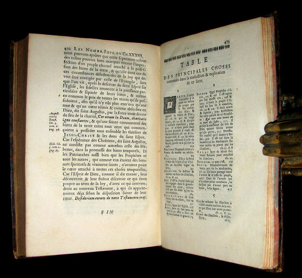1685 Rare Latin French Bible - The Book of Numbers - Les NOMBRES by Le Maistre de Sacy