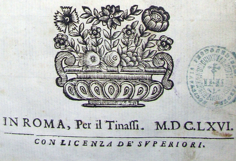 1666 Scarce Italian vellum Book - Life of Saint Rose of Lima, America's first Catholic Saint.