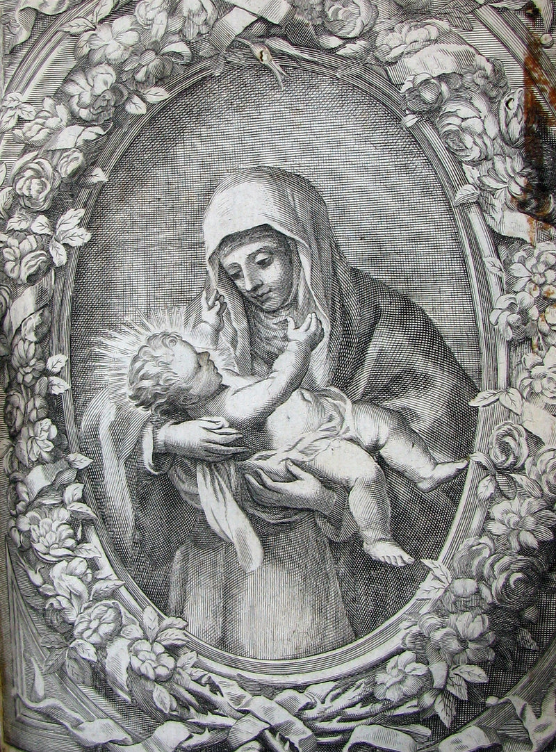 1666 Scarce Italian vellum Book - Life of Saint Rose of Lima, America's first Catholic Saint.