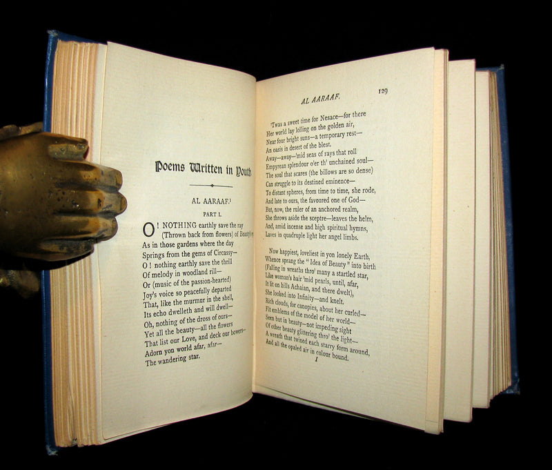 1885 Rare Victorian Book - The Poetical Works of EDGAR ALLAN POE.