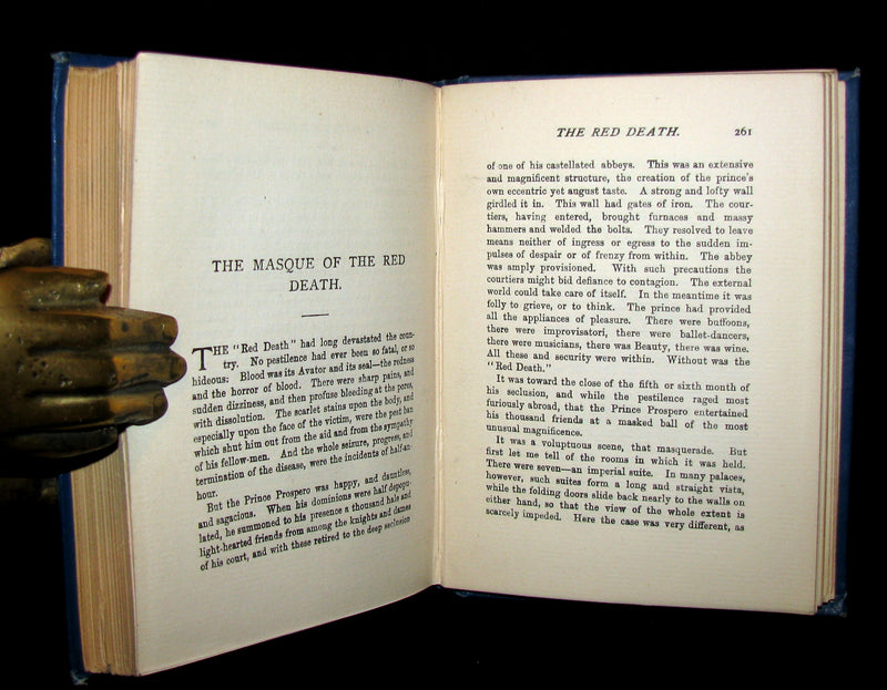 1885 Rare Victorian Book - The Poetical Works of EDGAR ALLAN POE.