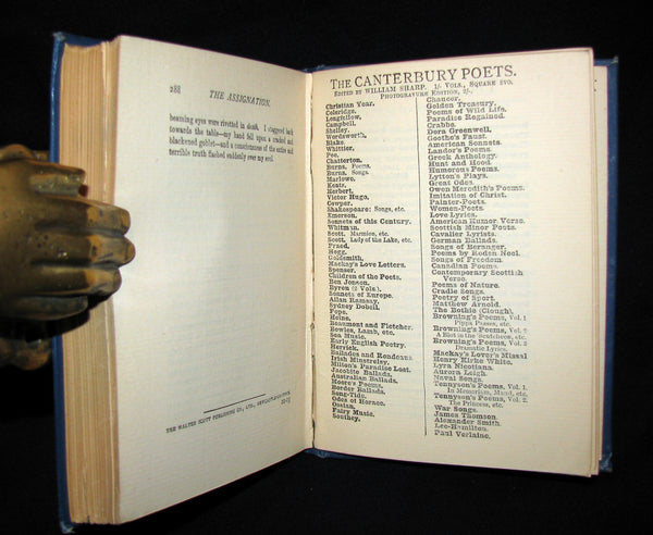 1885 Rare Victorian Book - The Poetical Works of EDGAR ALLAN POE.