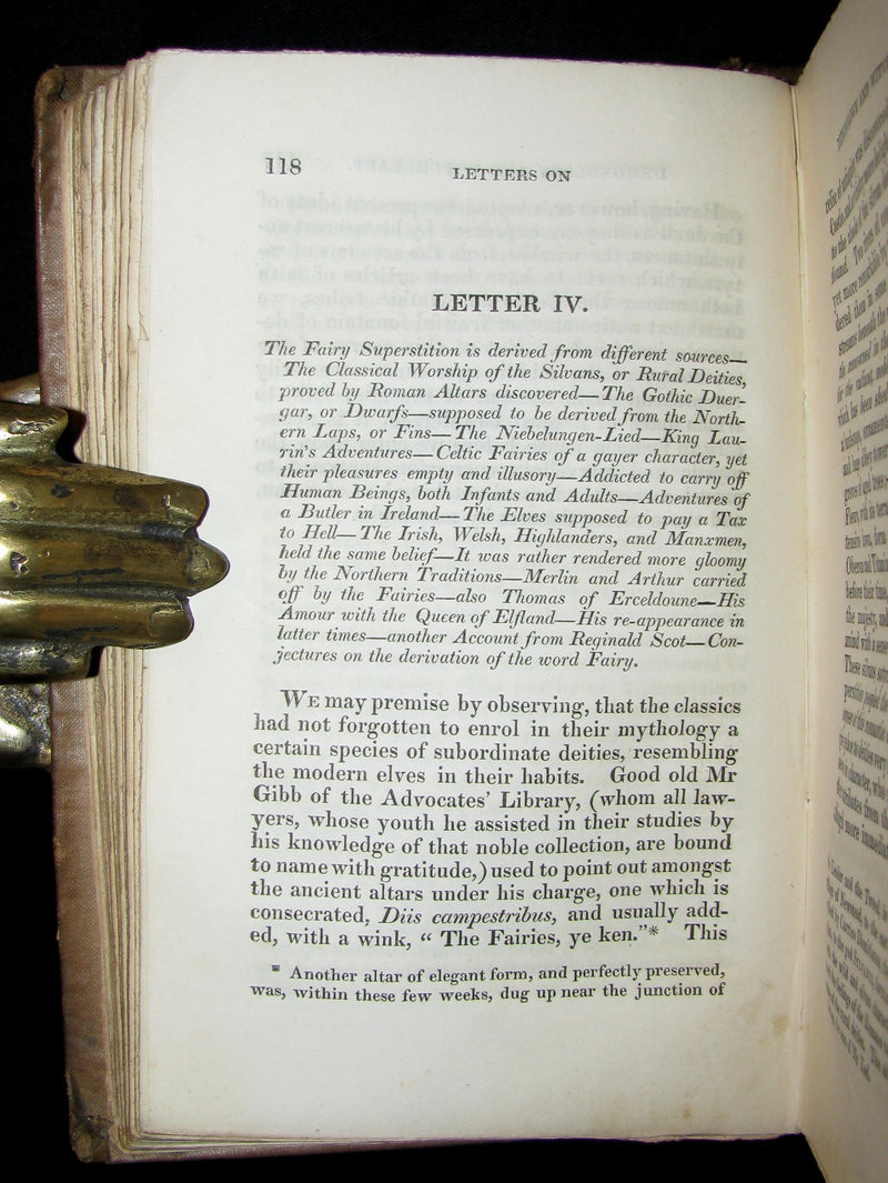 1830 Rare 1stEDITION in Original Binding - Letters on Demonology & Witchcraft - WITCHES & FAIRIES.